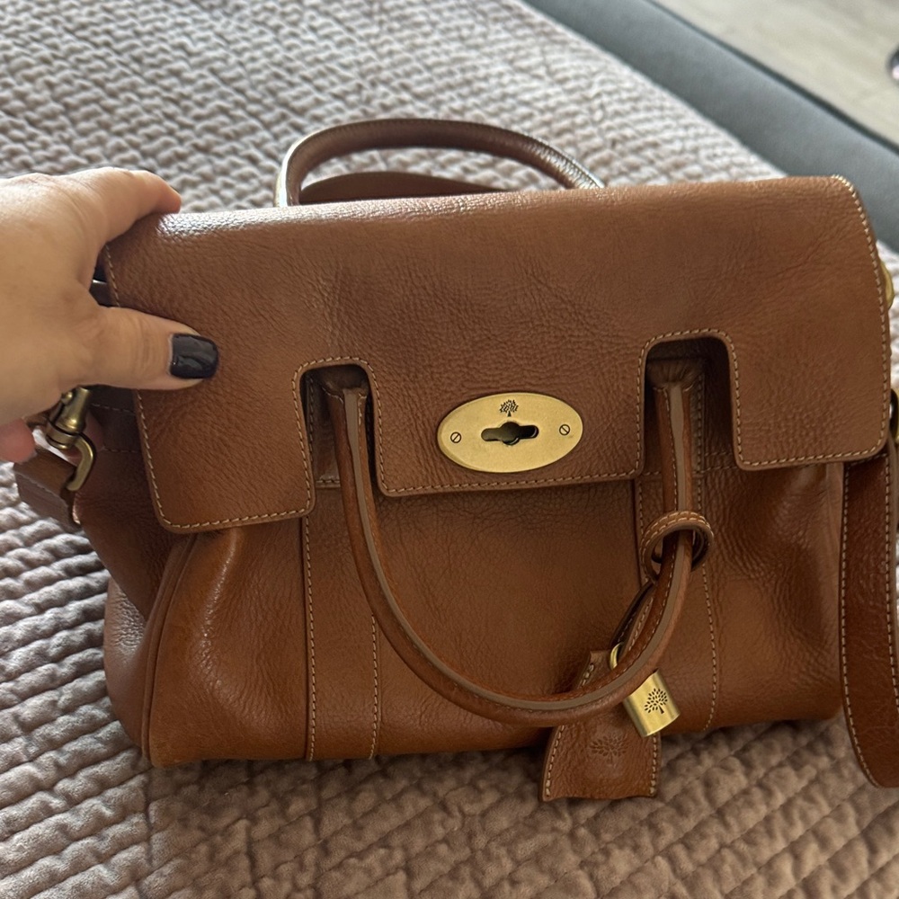 Mulberry Tan Leather Satchel
